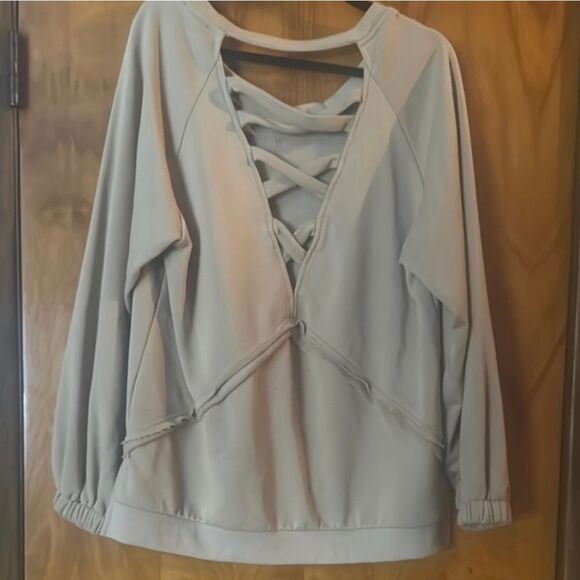 POL Women's Sweatshirt - Gray - Picture 4 of 6